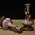 Vintage Chinese Pink Enamel Vase Pair With Dragon Relief and Filigree Stands For Sale In Los Angeles - Image 6 of 9