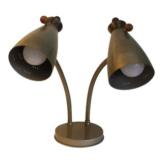 1950s Goose Neck 'Double' Lamp For Sale