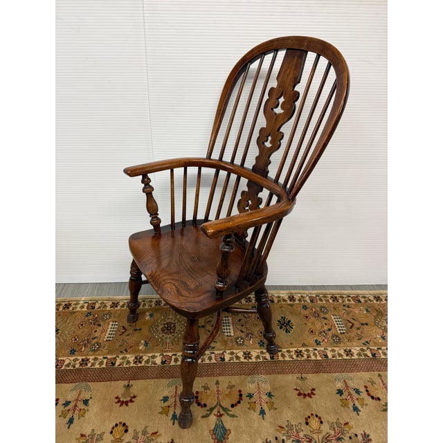Antonios Antiques English Windsor Armchairs, Pair For Sale In San Francisco - Image 6 of 12