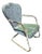 Mid-Century Steel Scrolling Springer Patio Outdoor Lounge Chair For Sale