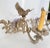 Shabby Chic Pair of 1920s Cast Iron Sconces With Birds For Sale - Image 3 of 11