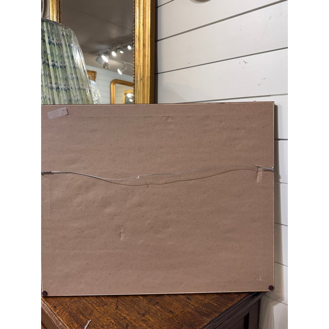 Wood 20th Century Oil on Canvas For Sale - Image 7 of 10