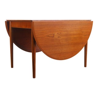 Arne Vodder for Sibast Danish Modern Teak Model 227 Extension Dining Table For Sale