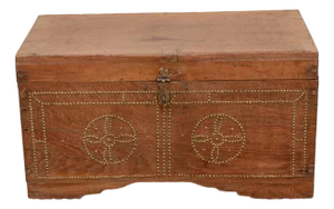 Mid 20th Century British Colonial Teak Chest