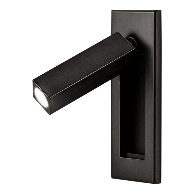 Black Bronze Led Dock Reading Light For Sale - Image 9 of 10