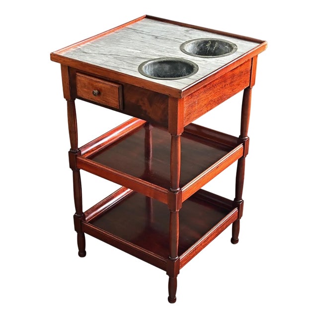 French 19th Century Mahogany Rafraichissoir Dry Bar For Sale