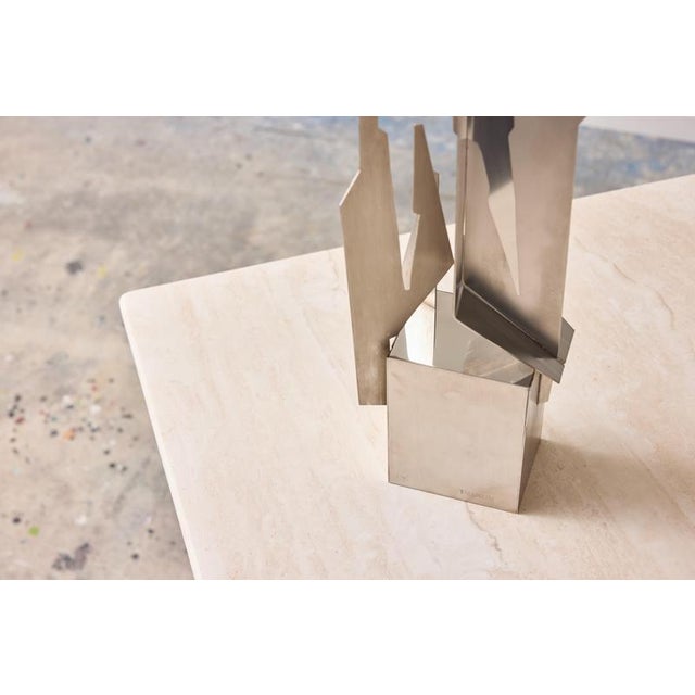 Alessandro Tagliolini, Abstract Sculpture, 1973, Stainless Steel For Sale - Image 13 of 14
