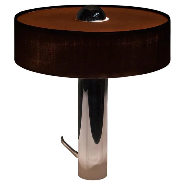 Mid-Century Modern Chrome Table Lamp attributed to Cosack, Germany, 1960s For Sale - Image 13 of 13