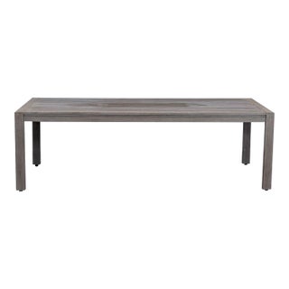 Restoration Hardware Aegean Teak Rectangular Outdoor Dining Table For Sale