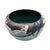 Green Joy Imai Studio Ikebana Ceramic Bowl, Palo Alto, 7.5" For Sale - Image 8 of 12