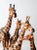 Vintage Leather Giraffe Sculptures - Set of 4 For Sale - Image 9 of 11
