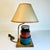 1980s Vintage Americana Farmhouse Arts & Crafts Accent Table Lamp. For Sale - Image 6 of 13