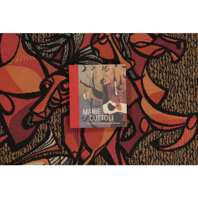 Textile Signed Vintage French Tapestry "Wild Galop" by Roch Popelier - Rug & Kilim For Sale - Image 7 of 10