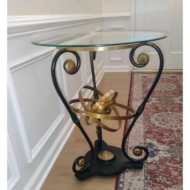 Extraordinary Maitland-Smith Side Table, Where Antique Meets Contemporary Sophistication. For Sale - Image 9 of 12