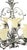 Art Deco Mid 20th Century French Art Deco 9-Light Hand-Forged Wrought Iron Acanthus Chandelier For Sale - Image 3 of 18