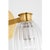 AERIN for Visual Comfort Signature Asalea Single Sconce in Hand-Rubbed Antique Brass with Clear Glass For Sale - Image 9 of 10