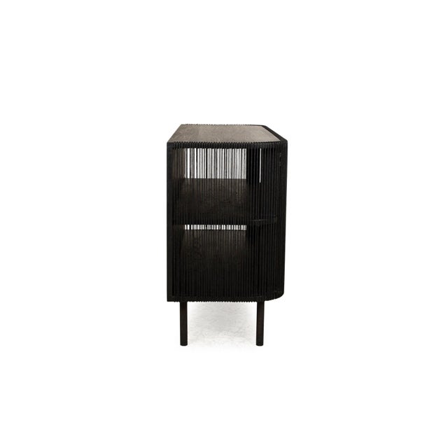 Cord Wooden Sideboard in Black from Bolia For Sale - Image 10 of 13