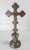 Early 20th Century Early 20th Century Continental European Gothic Revival Metal Crucifix For Sale - Image 5 of 13