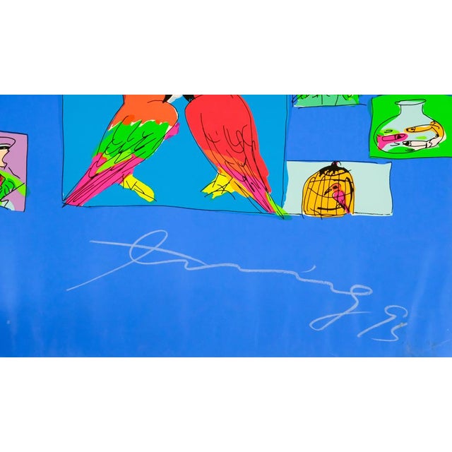 Walasse Ting, Things I Like (Bleu), Screen Print For Sale - Image 5 of 8