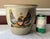 Antique Stone Ware Crock With Early Us Federal Patriotic Eagle and Canons Flag For Sale - Image 4 of 11