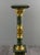 20th Century Columns in Green Marble, Gilt Bronze and Gilt Brass, Set of 2 For Sale - Image 4 of 9