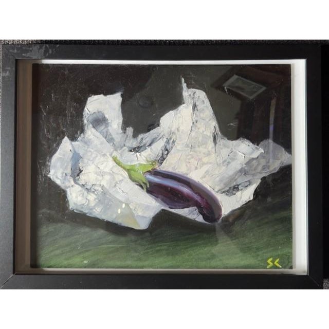 These four original oil paintings of fruit by Susan Cohen bring vibrant life and texture to any kitchen or dining space....