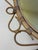 Vintage French Oval Rattan Mirror, 1950s For Sale - Image 6 of 11