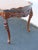 Brown French Hand Carved Inlay Coffee Table 6922 For Sale - Image 8 of 17