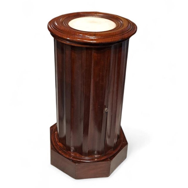 Antique French Column Cabinet, 1800s For Sale - Image 3 of 11