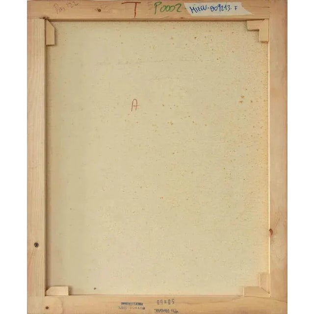 1970s Alberto Gallerati, On the Road to the Birch Forest, Oil on Canvas, 1970s For Sale - Image 5 of 6