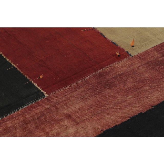 Rug & Kilim Vintage Turkish Patchwork Rug With Bold Geometry in Multicolour - Rug & Kilim For Sale - Image 4 of 9