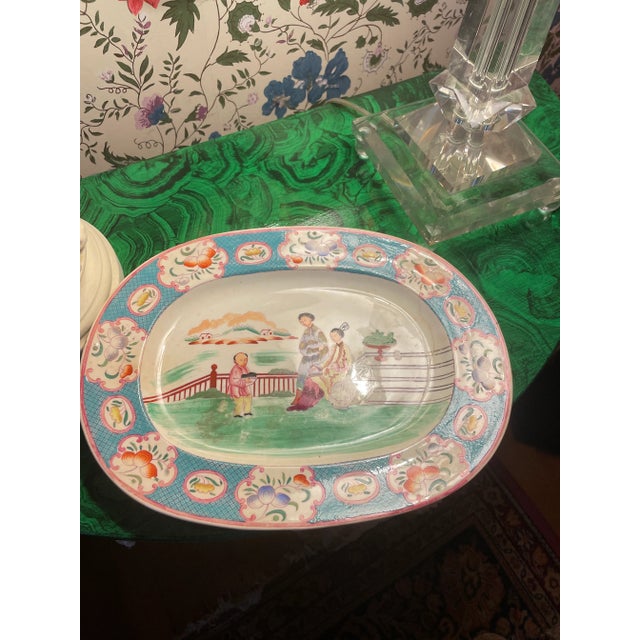 Ceramic Late 18th Century Hall Porcelain Breakfast Service Mandarin Chinoiserie, 23 Pieecs For Sale - Image 7 of 9