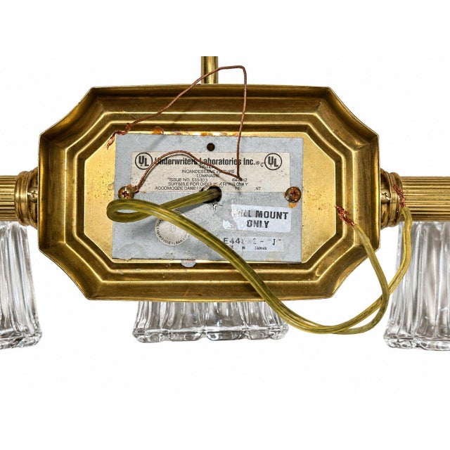 Art Deco 1920s Parisian Art Deco Glamour Pasquale Miranda Three Light Wall Sconce For Sale - Image 3 of 9