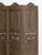 Brass Syrian Palm Tree Motif Four Panel Brass Clad Screen For Sale - Image 8 of 10
