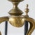 Large Neoclassical Andirons in Patinated Brass, 1920s, Set of 2 For Sale - Image 3 of 9