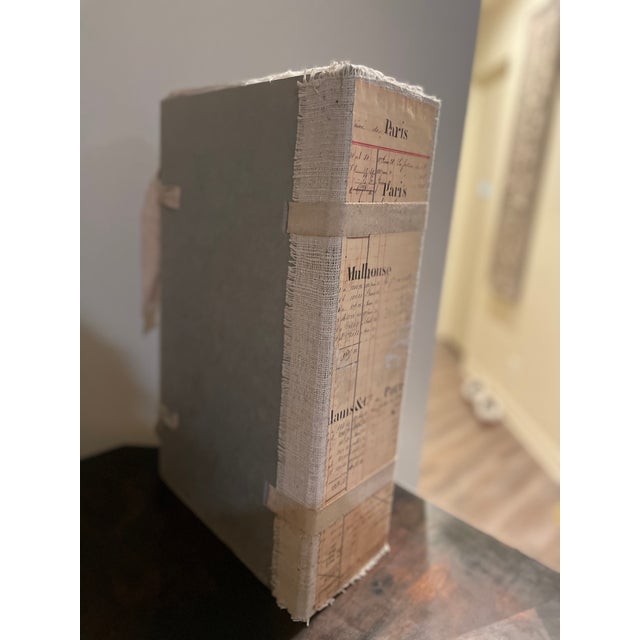 Restoration Hardware Restoration Hardware Tome Large French Book For Sale - Image 4 of 5