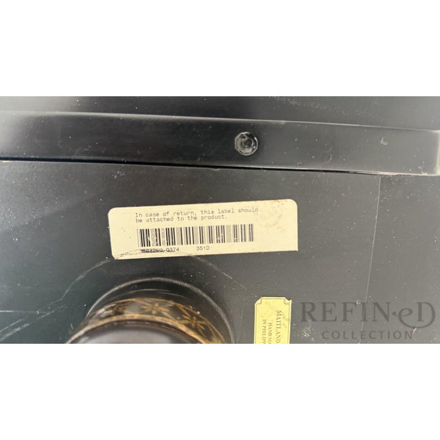 Maitland-Smith Hand-Painted Chinoiserie Tilt-Top Table, Philippines For Sale - Image 12 of 13