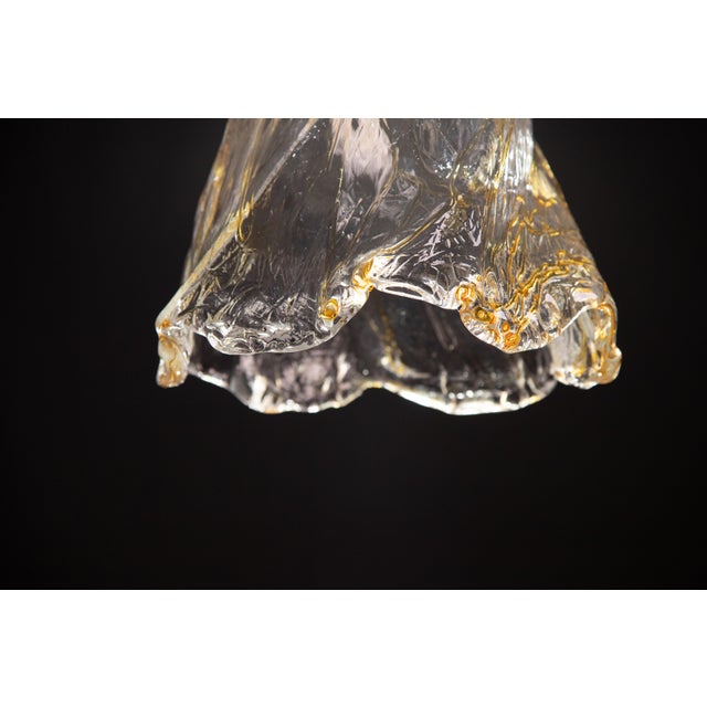 Murano Gold Flush Mount, 1980s For Sale - Image 4 of 13