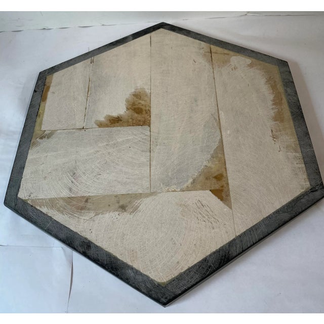 Mid 20th Century Vintag Onyx Stone Chinese Checkers Board and Marbles For Sale - Image 5 of 6