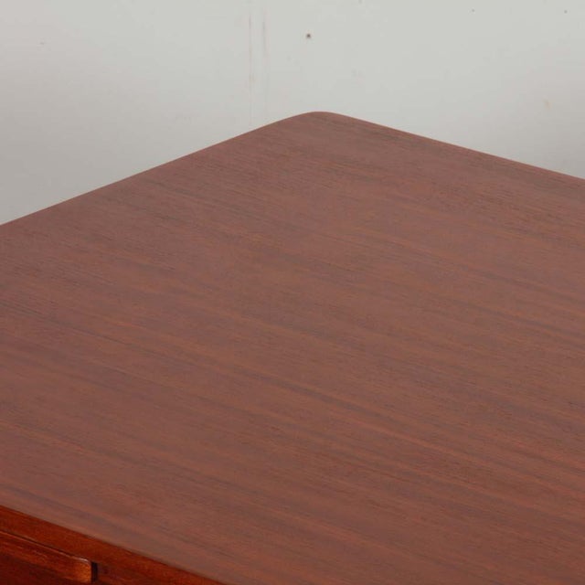 Wood Rectangular Extendable Teak Dining Table, 1970s For Sale - Image 7 of 9