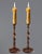 Antique Victoria English Barley Twist Candlesticks For Sale - Image 4 of 4
