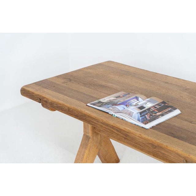 Brutalist Dining Table by De Puydt For Sale - Image 11 of 14