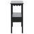 Heaven Scalloped Low Drawer Accent Table in Matte Black For Sale - Image 9 of 10