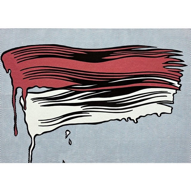 Pop Art After Roy Lichtenstein, "Brushstrokes", 1990s, Silk-Screen For Sale - Image 3 of 6