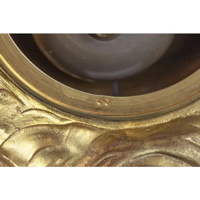 Antique 19th Century French Gilded Bronze Mantel Clock For Sale - Image 11 of 12