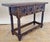 20th Century Catalan Spanish Carved Wood Console Table For Sale - Image 14 of 14