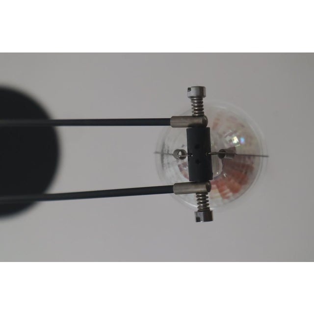 Contemporary Vintage German Arc Lamp from Hustadt Leuchten, 1980s For Sale - Image 3 of 11