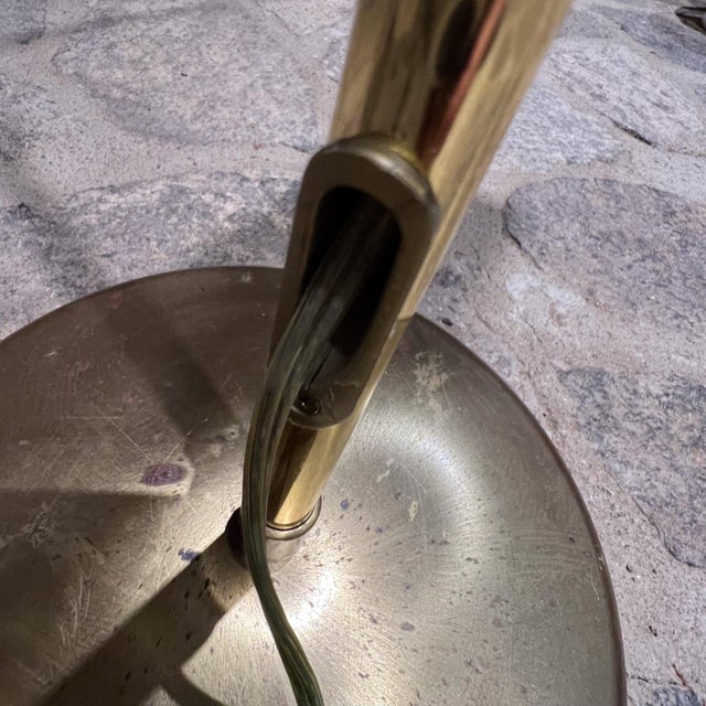 1980s Brass Pharmacy Floor Lamp Holtkötte , Adjustable Germany For Sale - Image 10 of 15