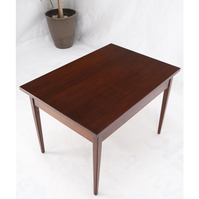 Knoll Knoll Risom One Drawer Oiled Walnut Tapered Legs End Side Table Stand Decor Mint For Sale - Image 4 of 16