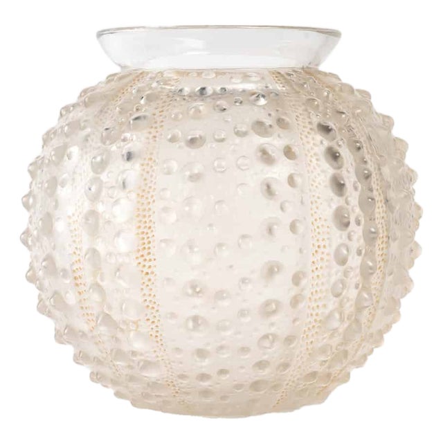 Sea Urchin Model Ball Vase by René Lalique, 1935 For Sale
